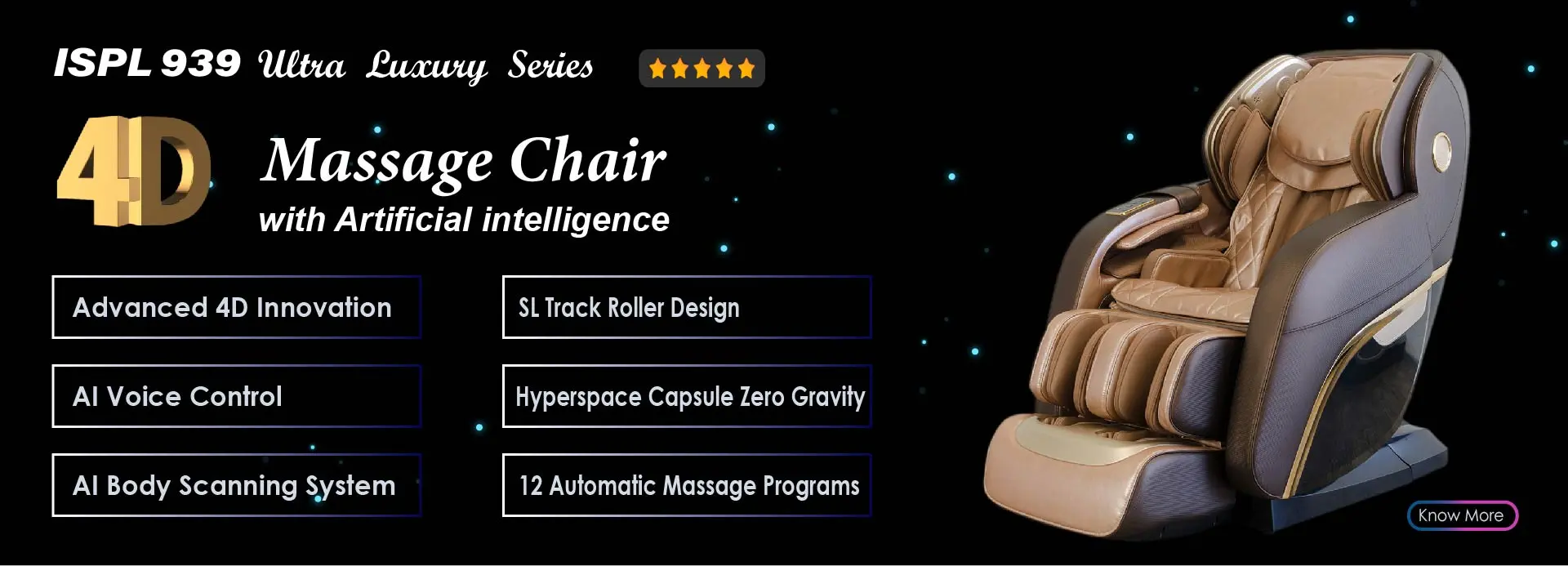 ISPL 939 4D Massage Chairs