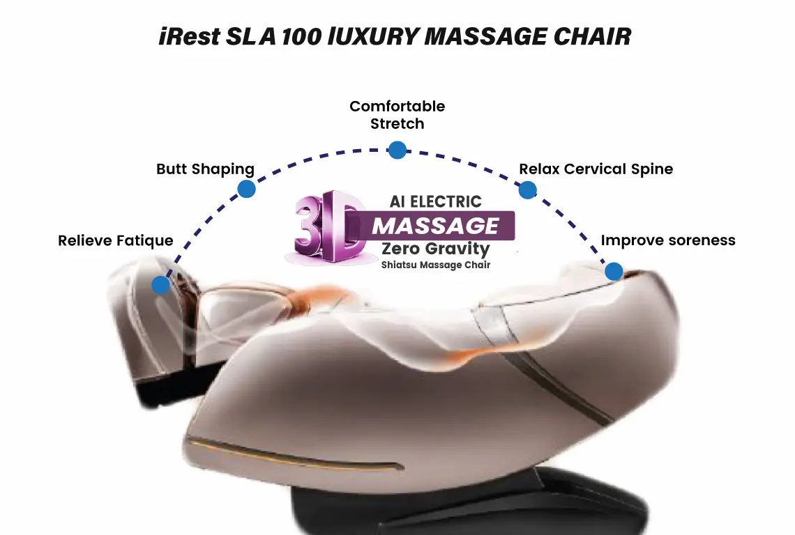 IRest SL A 100 Massage Chair Zero Gravity